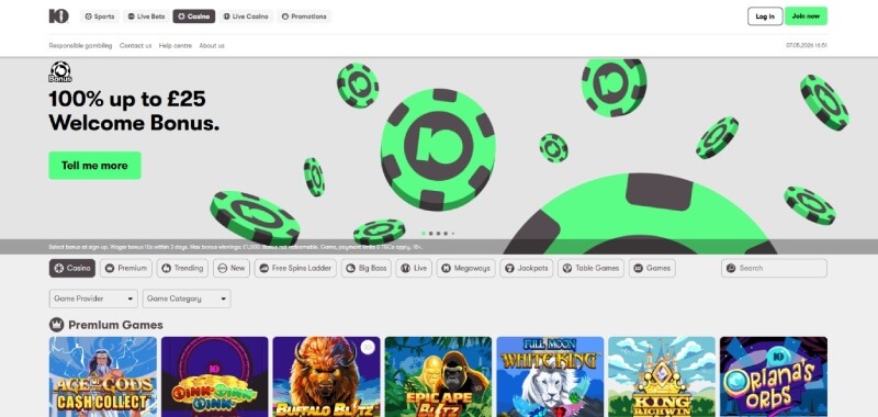 10bet Casino